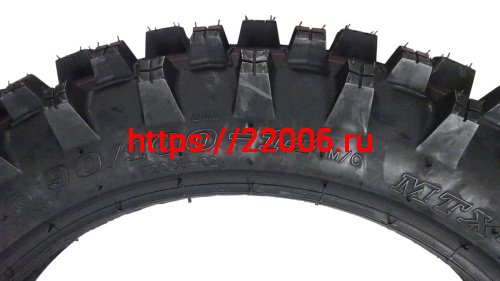 Покрышка 14" 90/100-14 Р2006 без камеры, питбайк, кросс, WANDA фото 3