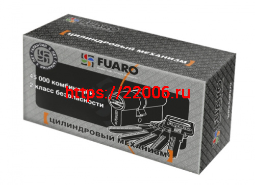 Цилиндровый Fuaro (Фуаро) механизм R600/80 mm (35+10+35) CP хром 5 кл. фото 3 Цилиндровый Fuaro (Фуаро) механизм R600/80 mm (35+10+35) CP хром 5 кл. фото 3