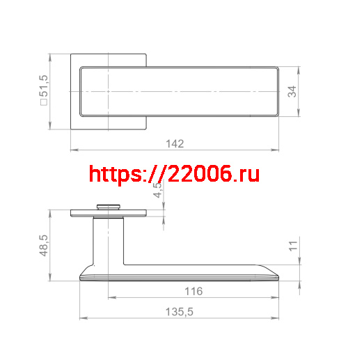 Ручка Armadillo (Армадилло) раздельная K.YM.CASTELLA MWSC-33 итальянский тисненый фото 5