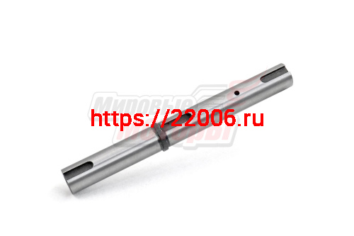 Вал одноопорного кронштейна ведомого шкива мотобуксировщика (d. 25мм, д.230мм) (вал транс. S10501001)