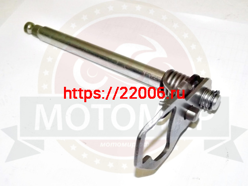 Вал переключения передач CG/CB125-250 в сборе (поз.№№ 1,2,3,4) с рожками фото 2