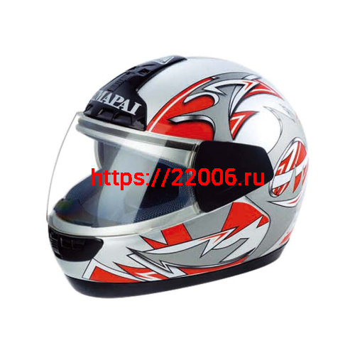 Мотошлем YM-801А серый (S)