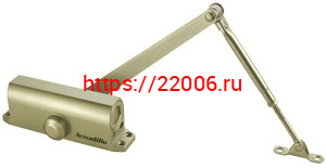 Доводчик Armadillo (Армадилло) дверной морозостойкий LY2 45 кг (золото) Доводчик Armadillo (Армадилло) дверной морозостойкий LY2 45 кг (золото)