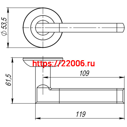 Ручка Ajax (Аякс) раздельная R.JR54.POLO (POLO JR) ABG-6 зелёная бронза фото 3 Ручка Ajax (Аякс) раздельная R.JR54.POLO (POLO JR) ABG-6 зелёная бронза фото 3