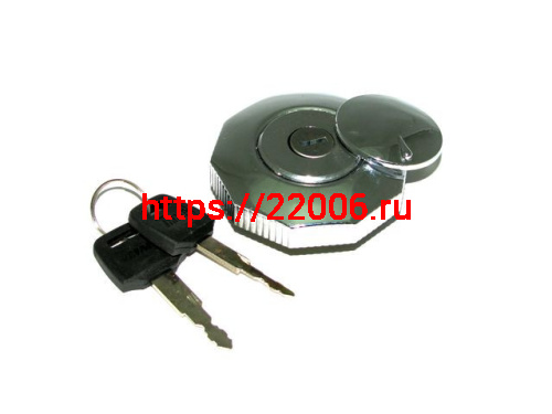 Крышка (пробка) бензобака с ключом мопед Альфа Крышка (пробка) бензобака с ключом мопед Альфа