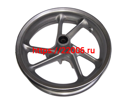 Обод передний литой, диск. тормоз скутер QUANTUM (052) Обод передний литой, диск. тормоз скутер QUANTUM (052)