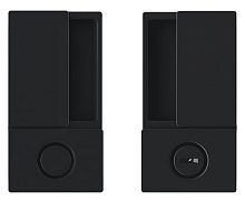 B30002.02.93 AGB (АГБ) Ручка WAVE под WC (черный), для раздвижных дверей