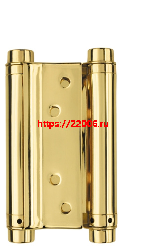 Петля Armadillo (Армадилло) пружинная двусторонняя BH470SS (100*70*1.5) GP (DAS SS 201-4") золото Петля Armadillo (Армадилло) пружинная двусторонняя BH470SS (100*70*1.5) GP (DAS SS 201-4") золото