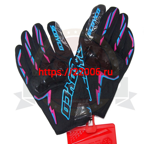 Перчатки SCOYCO (оригинал) MC-101, синие, р-р L Перчатки SCOYCO (оригинал) MC-101, синие, р-р L