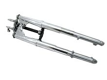 Вилка передняя мопед Дельта 25мм в сборе ось 10 мм.