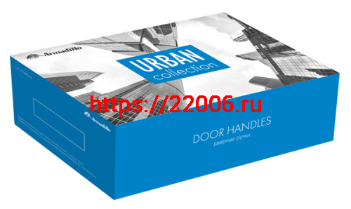Ручка Armadillo (Армадилло) раздельная R.URB52.LINE (LINE URB6) BPVD-77 вороненый никель фото 2 Ручка Armadillo (Армадилло) раздельная R.URB52.LINE (LINE URB6) BPVD-77 вороненый никель фото 2