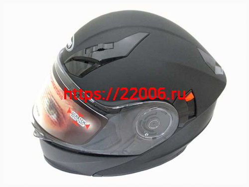 Мотошлем YM-927 черный матовый (S)