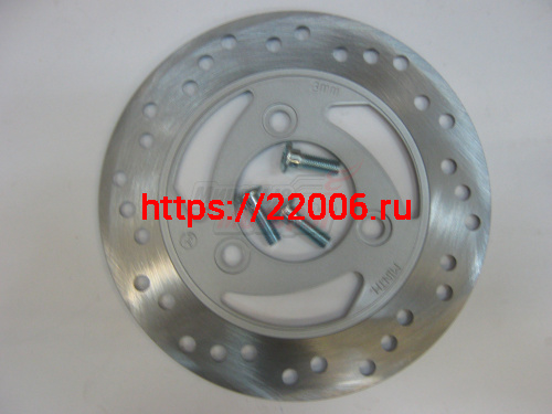 Диск тормозной плоский с 3-мя крепёжными винтами Racer Lupus, WM Mantis, YB50QT-9