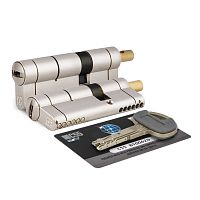 Цилиндровый механизм Mottura (Моттура) под вертушку C55F414101C5 (82 мм/36+10+36), МАТ.НИКЕЛЬ