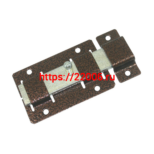 Задвижка дверная ЗД-02 (ПД) пол.медь Задвижка дверная ЗД-02 (ПД) пол.медь