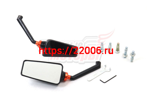 Зеркала (136) ЭКСКЛЮЗИВ трапециедальные, с переходниками d8,d10 (+переходник под левую резьбу, спец.ключ) Зеркала (136) ЭКСКЛЮЗИВ трапециедальные, с переходниками d8,d10 (+переходник под левую резьбу, спец.ключ)