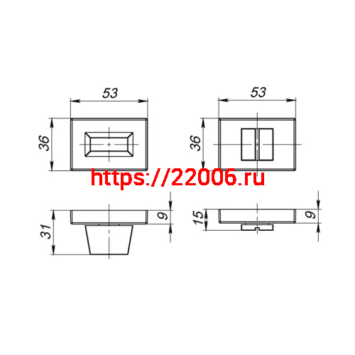 Ручка Armadillo (Армадилло) поворотная BK6.K.UCS36 (BK6 UCS) СР-8 хром фото 3 Ручка Armadillo (Армадилло) поворотная BK6.K.UCS36 (BK6 UCS) СР-8 хром фото 3