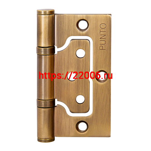 Петля Punto (Пунто) универсальная без врезки IN3200W CF (200-2B 75x2,5) кофе Петля Punto (Пунто) универсальная без врезки IN3200W CF (200-2B 75x2,5) кофе