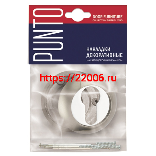 Накладка Punto (Пунто) под цилиндр ET.R.TL54 (ET TL) SSC-16 сатинированный хром фото 2 Накладка Punto (Пунто) под цилиндр ET.R.TL54 (ET TL) SSC-16 сатинированный хром фото 2