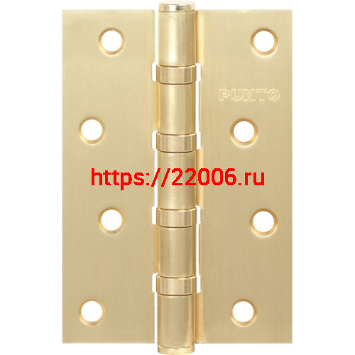 Петля Punto (Пунто) универсальная IN4100U PB (4B 100х70х2.5) латунь Петля Punto (Пунто) универсальная IN4100U PB (4B 100х70х2.5) латунь