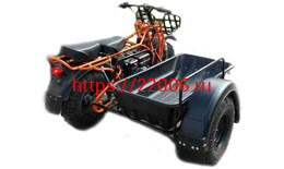 Мотоцикл СКАУТ-2F-PLUS-8Е, с боковым прицепом, без корыта (КОМПЛЕКТ) Мотоцикл СКАУТ-2F-PLUS-8Е, с боковым прицепом, без корыта (КОМПЛЕКТ)