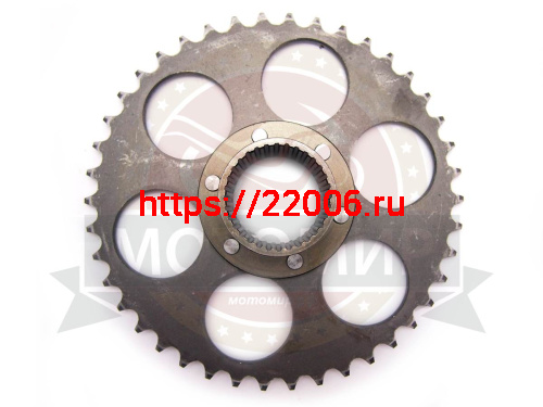 Звезда 42 зуб. (520) цепи, задняя Иж голая, шлицевая цепи, СN (кол-во в коробке 20 шт) фото 2 Звезда 42 зуб. (520) цепи, задняя Иж голая, шлицевая цепи, СN (кол-во в коробке 20 шт) фото 2