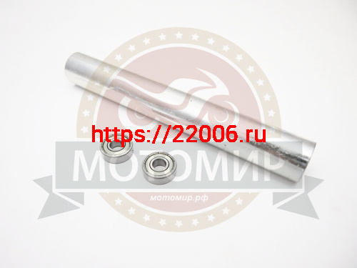 Ролик тросоприемника длинный ( 1-н ролик + 2-а подшипника 80018) горизонтальный Ролик тросоприемника длинный ( 1-н ролик + 2-а подшипника 80018) горизонтальный