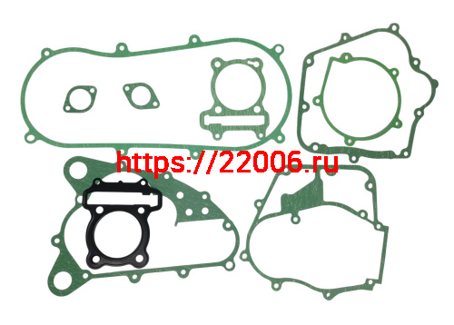 Набор прокладок двигателя ГРМ GY6-180 1P62F WD180 (компл.) (9 шт) Набор прокладок двигателя ГРМ GY6-180 1P62F WD180 (компл.) (9 шт)