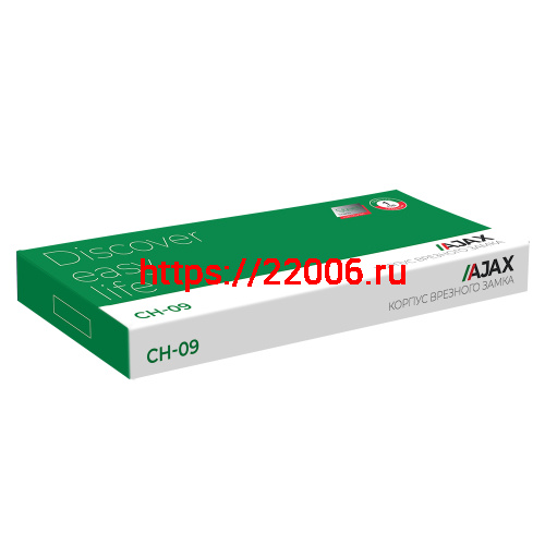 Корпус Ajax (Аякс) врезного замка без ц/механизма CH-09CT фото 2