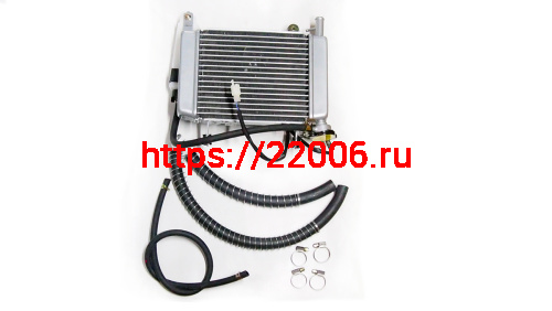 Радиатор охлаждения CB250 см3 Zongshen ZS 170MM-2 в сборе с вентилятором (100201576)