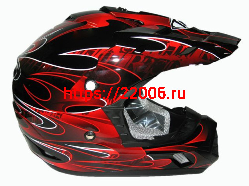 Мотошлем THH TX-12 №3 black/ red (L) Мотошлем THH TX-12 №3 black/ red (L)
