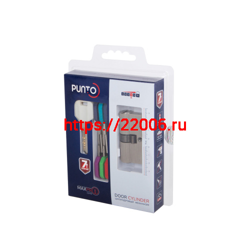 Цилиндровый Punto (Пунто) механизм MaxPro7000Key65mm(25+10+30) SN никель 7key фото 2