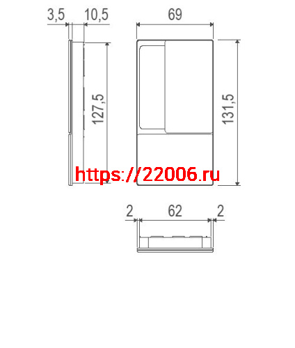 B30000.01.FM AGB (АГБ) Ручка WAVE без запирания (белый), для раздвижных дверей ПОДХОДИТ К TOUCH фото 2 B30000.01.FM AGB (АГБ) Ручка WAVE без запирания (белый), для раздвижных дверей ПОДХОДИТ К TOUCH фото 2