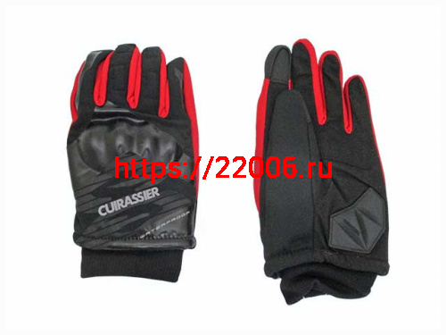 Перчатки Cuirassier RX100 красные (L) Перчатки Cuirassier RX100 красные (L)