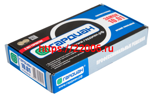 Замок Guardian (Гардиан) врезной сувальдный ЗВ 10.01 (с отв. планкой и накладкой), 4 кл. /123:447/ фото 2