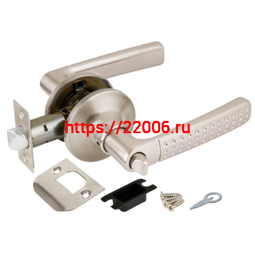 Ручка Punto (Пунто) защелка DK626 SN-BK (6026 SN-B) (фик.) мат. никель Ручка Punto (Пунто) защелка DK626 SN-BK (6026 SN-B) (фик.) мат. никель