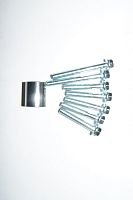 Болты крепления крышки вариатора + втулка кикстартера 139QMB 50cc (5 коротких, 2 длинных)