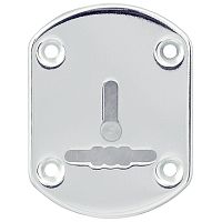 Декоративная Punto (Пунто) накладка ESC021/1-SS (нержавейка) на сув. замок со шторкой (1 шт.) тех.упак.