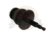 Вал вторичный Урал в сборе н/о (реставрация)