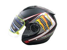Мотошлем YM-616 черный матовый