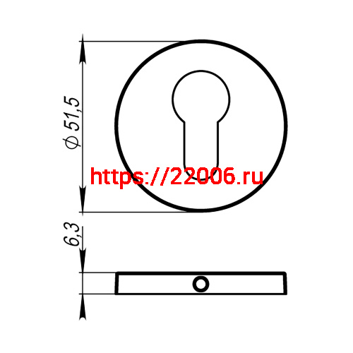 Накладка Armadillo (Армадилло) под цилиндр ET.R.URS52 (ET URS) BL-26 черный фото 4 Накладка Armadillo (Армадилло) под цилиндр ET.R.URS52 (ET URS) BL-26 черный фото 4