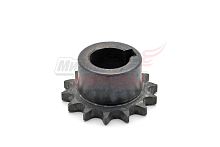 Звезда ведущая 14z мотобуксировщика (d=25мм, шаг 12,7, шпонка 8мм)