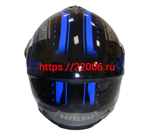 Шлем интеграл "Safelead" HF-122 черный Q162, размер M фото 5 Шлем интеграл "Safelead" HF-122 черный Q162, размер M фото 5