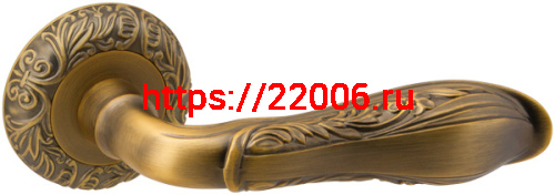 Ручка Fuaro (Фуаро) раздельная R.SM58.DINASTIA (DINASTIA SM) AB-7 матовая бронза