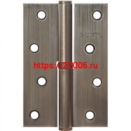 Петля Punto (Пунто) съемная IN4100SL-HD AB левая (113/HD-4) бронза ПОДВЕС
