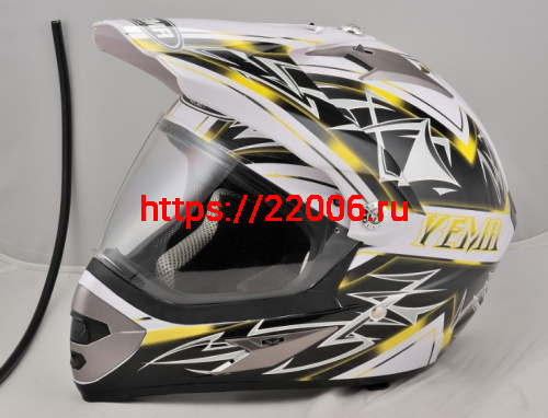Мотошлем YM-911 черно-желтый (ХS) Мотошлем YM-911 черно-желтый (ХS)