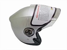 Мотошлем YM-619 серебряный (XL)