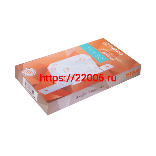 Защелка Fuaro (Фуаро) врезная METF72-50 (F72-50) SG мат.золото фото 2