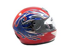 Мотошлем YM-802 красный (М)