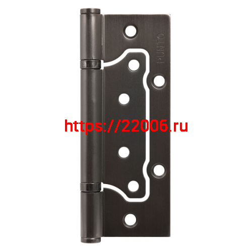 Петля Punto (Пунто) универсальная без врезки IN5200W GR (200-2B 125x2,5) графит Петля Punto (Пунто) универсальная без врезки IN5200W GR (200-2B 125x2,5) графит